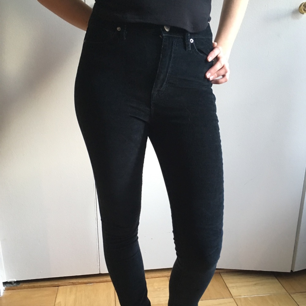 Urban Outfitters Twig black corduroy pants